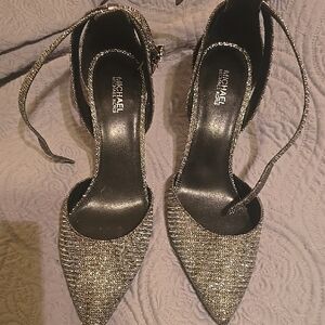 Michael Kors Glittering Silver Heels